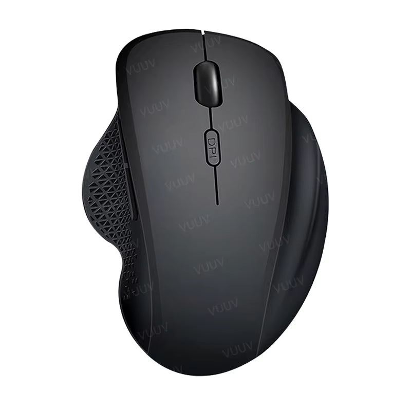 Experience Ultimate Comfort with the Ergonomic Rechargeable Wireless Bluetooth Mouse - Perfect for PC, Laptop, and Macbook with 1600 DPI Precision