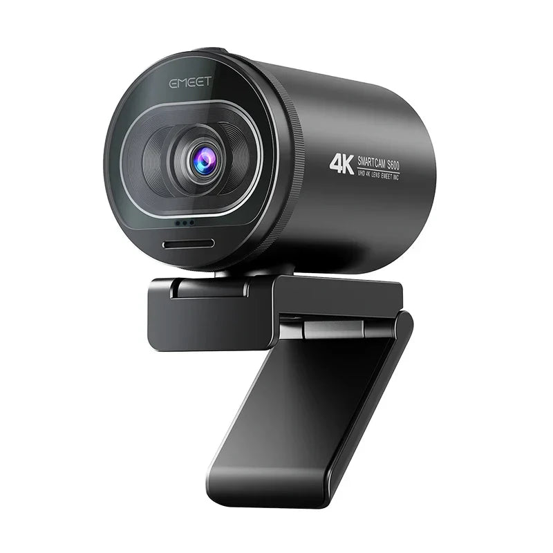 4K Streaming Webcam with Autofocus Black